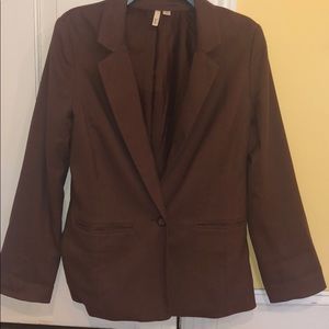 Frenchi brown blazer size medium